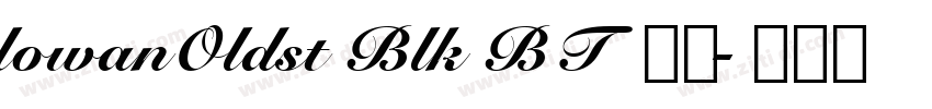 lowanOldst Blk BT 常规字体转换